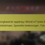Sesongbaserte oppdrag i World of Tanks Blitz: Høytidstemaer, Spesielle belønninger, Tidsplan